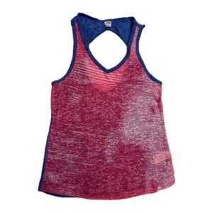 The North Face Kokomo Burnout Tank Top Pink and Blue